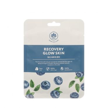 Маска для восстановления и сияния кожи NSC Recovery & Glow skin 22г.