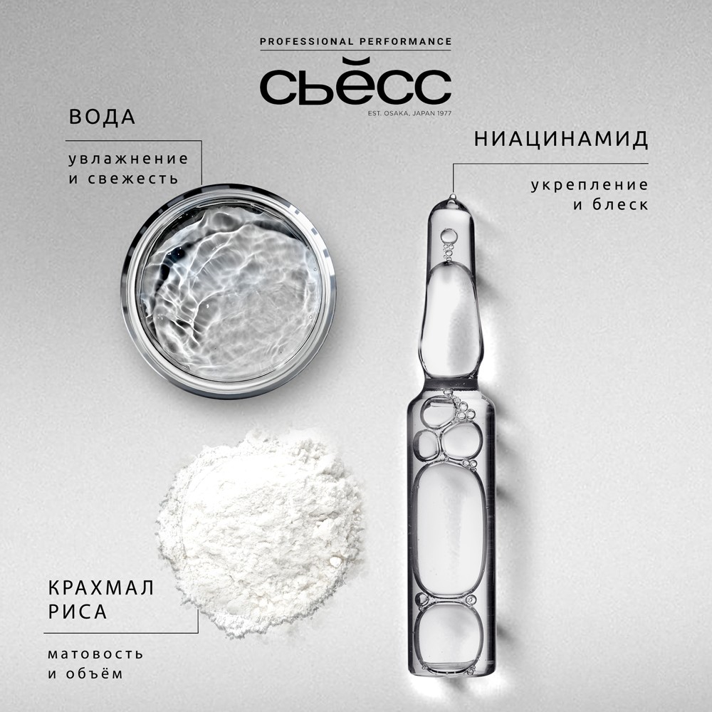 Сухой шампунь для волос Сьёсс Pure Fresh 200мл. Фото 6.