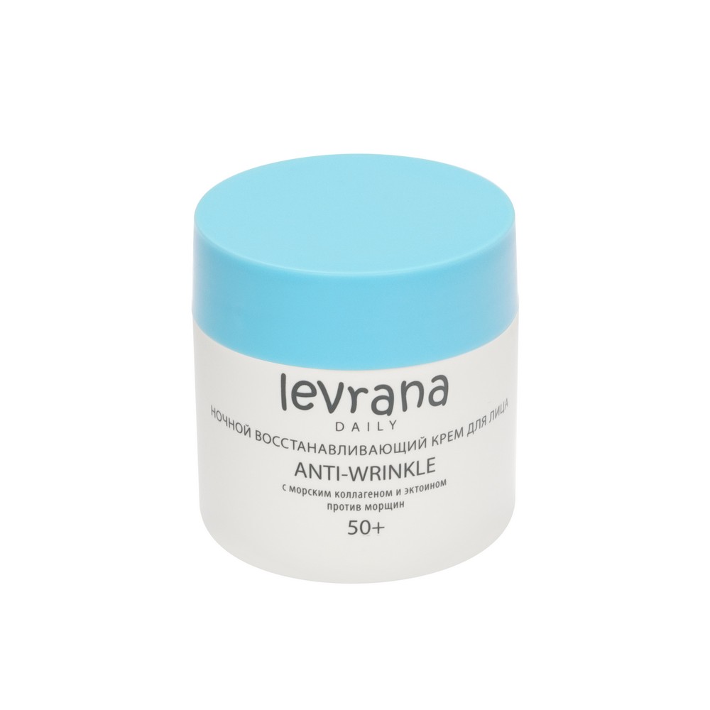 Ночной восстанавливающий крем для лица Levrana Daily Anti-Wrinkle 50+ 50мл. Фото 5.