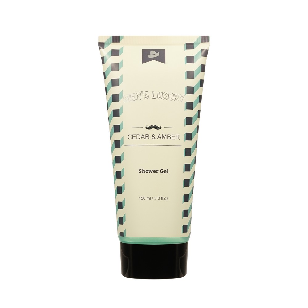 Мужской подарочный набор Men's Luxury ( гель для душа 150мл + шампунь для волос 250мл + мыло 120г + мочалка для тела ). Фото 8.