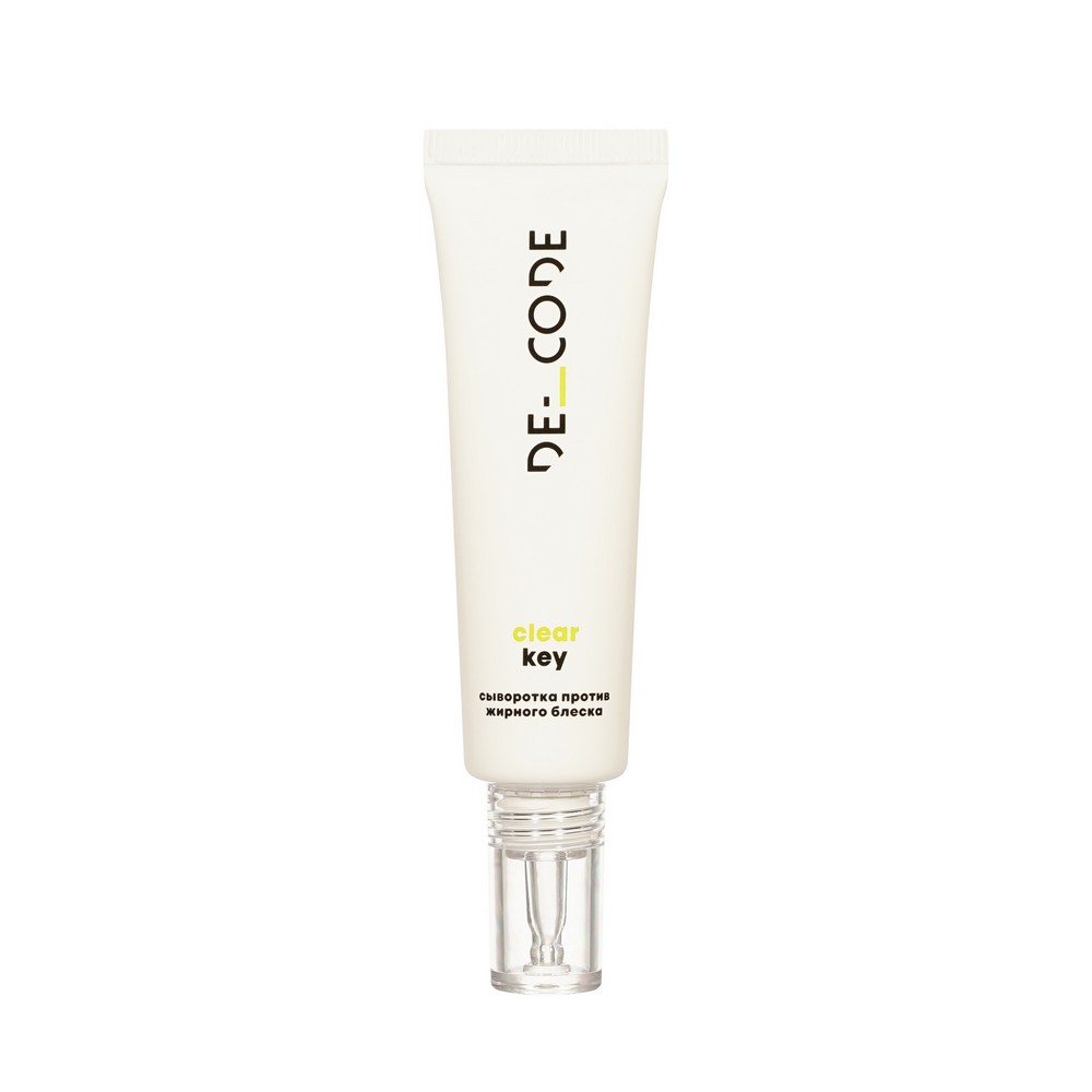 Сыворотка против жирного блеска с цинком DE_CODE Clear Key 30мл. Фото 5.