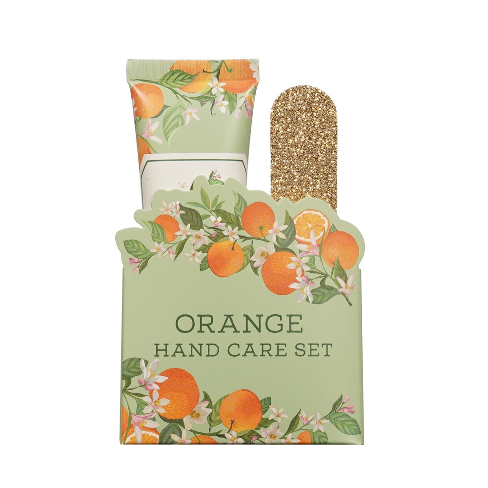 Женский подарочный набор Orange крем для рук 30мл пилочка для ногтей в ассортименте 159₽
