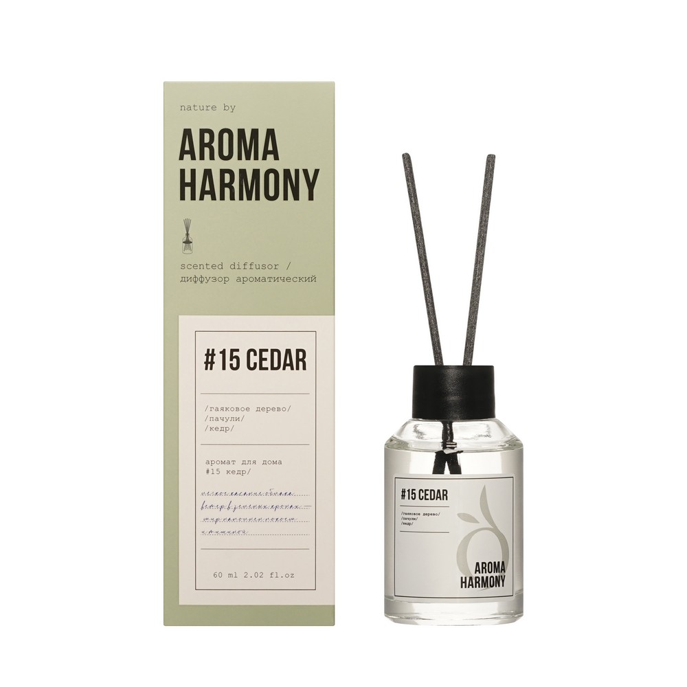 Ароматический диффузор Aroma Harmony #15 Cedar 60мл. Фото 1.