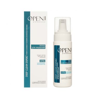 Пенка для умывания с зеленым чаем и муцином улитки Open One 1 Deep Clean Expert 160мл.
