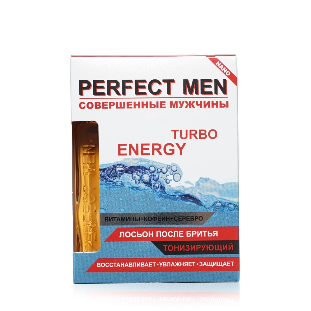 Лосьон после бритья Perfect men Turbo Energy 100мл. Фото 1.