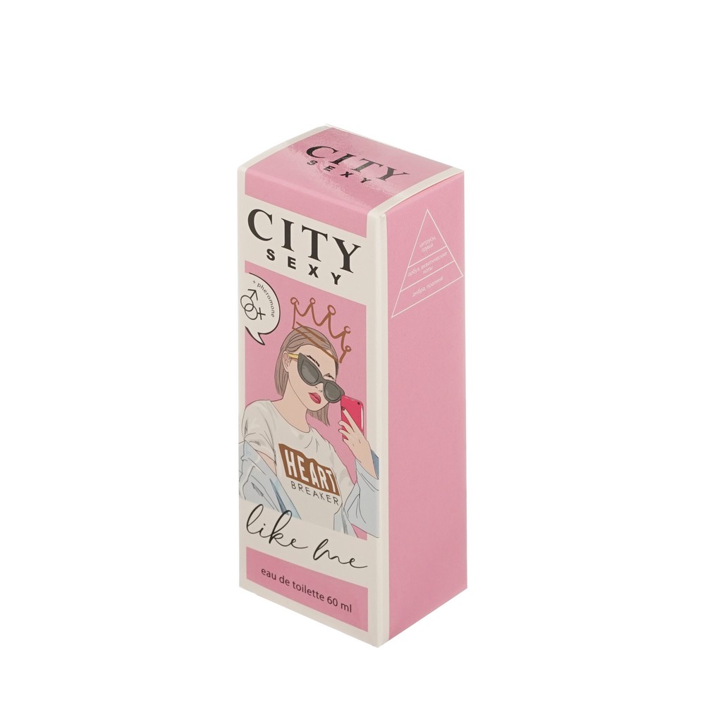 Женская туалетная вода City Sexy " Like me " 60мл. Фото 2.