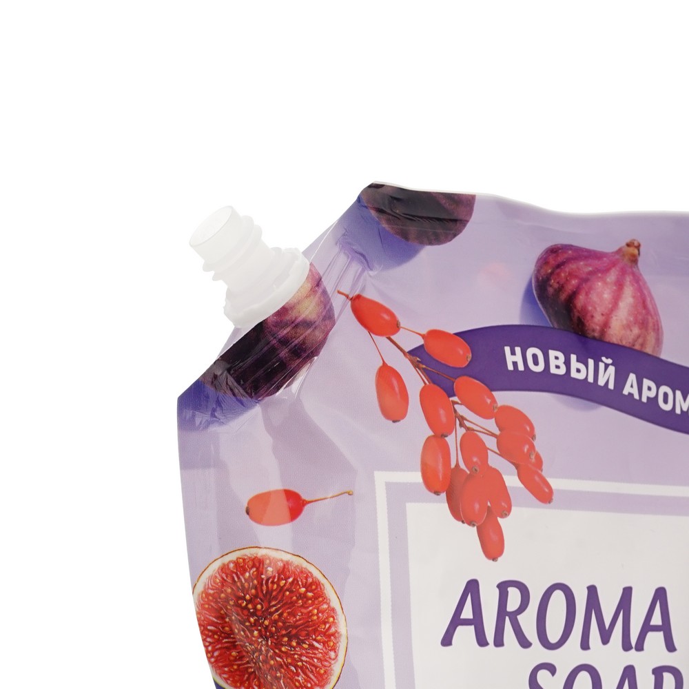 Жидкое мыло Aroma Soap " Инжир и барбарис " 1000мл. Фото 3.