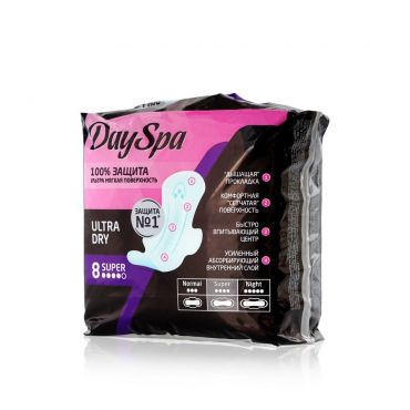 Женские прокладки Day Spa Ultra Dry Super 8шт.