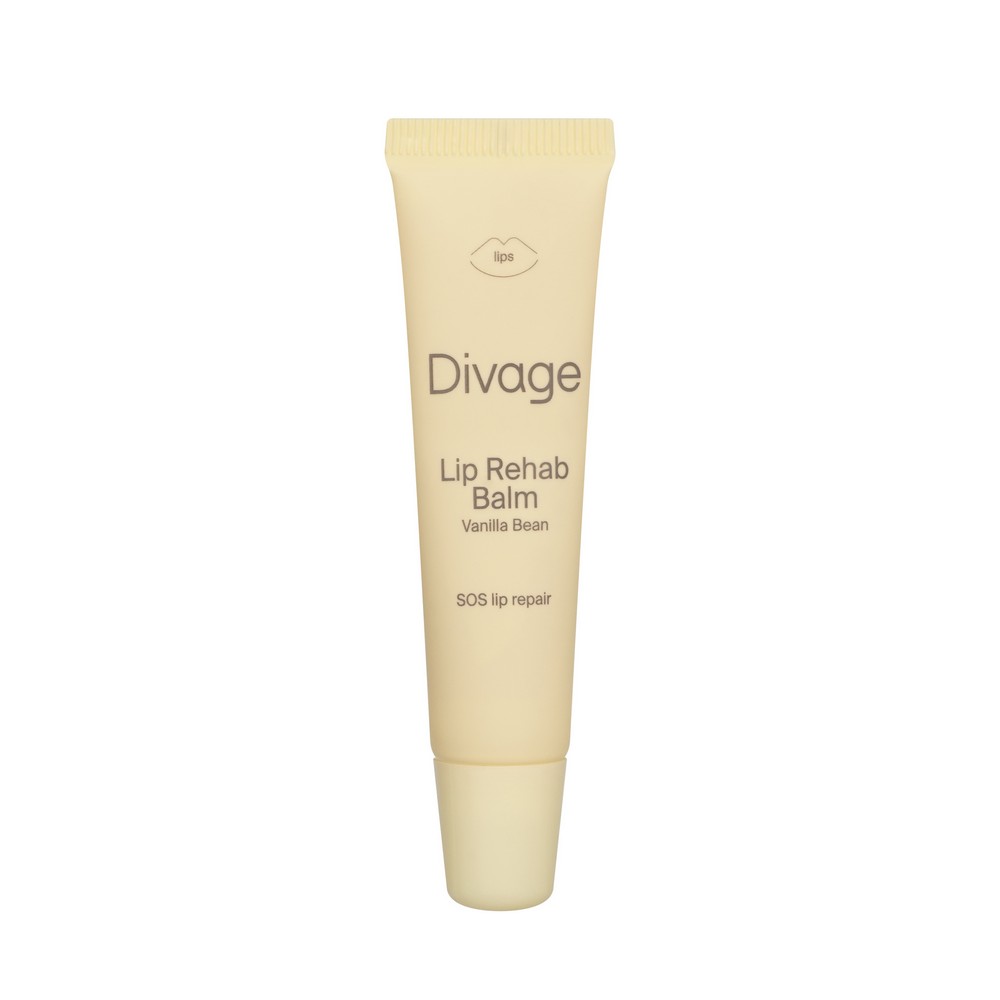 Бальзам для губ Divage Lip Rehab Balm с ароматом ванили 15мл. Фото 1.