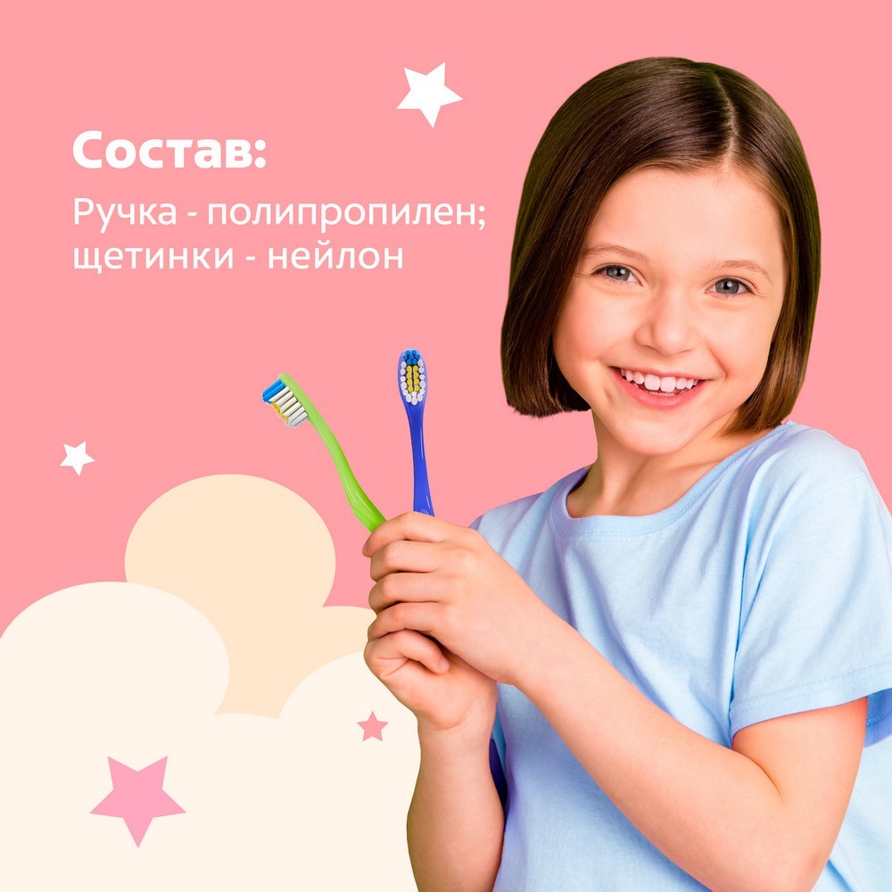 Детская зубная щетка Colgate Доктор заяц супер мягкая 2+. Фото 6.