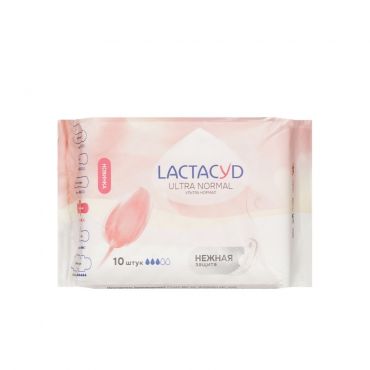 Женские прокладки Lactacyd Ultra Normal 10шт.