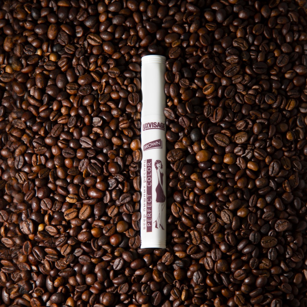 Тушь для ресниц Luxvisage Perfect color " Веер пышных ресниц " , Brown , 8г. Фото 7.