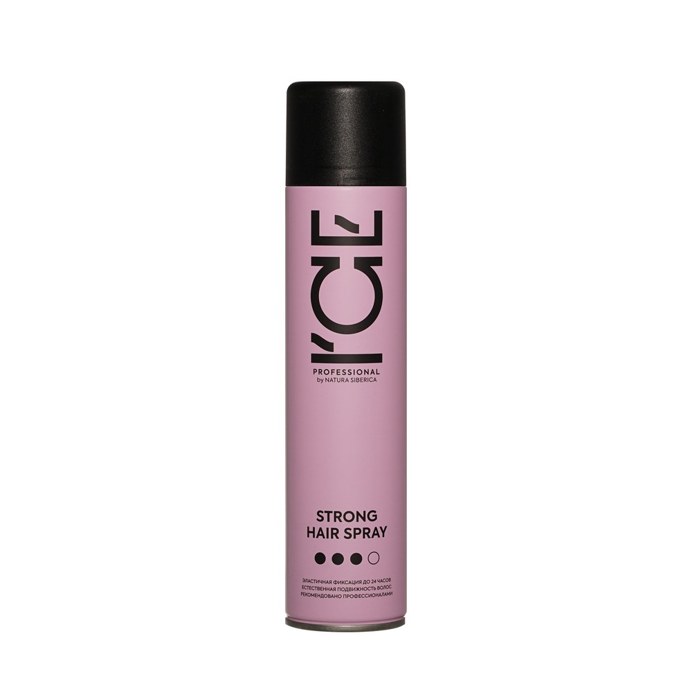 Лак для волос ICE Professional by NS Strong Hair Spray сильная фиксация 300мл. Фото 1.